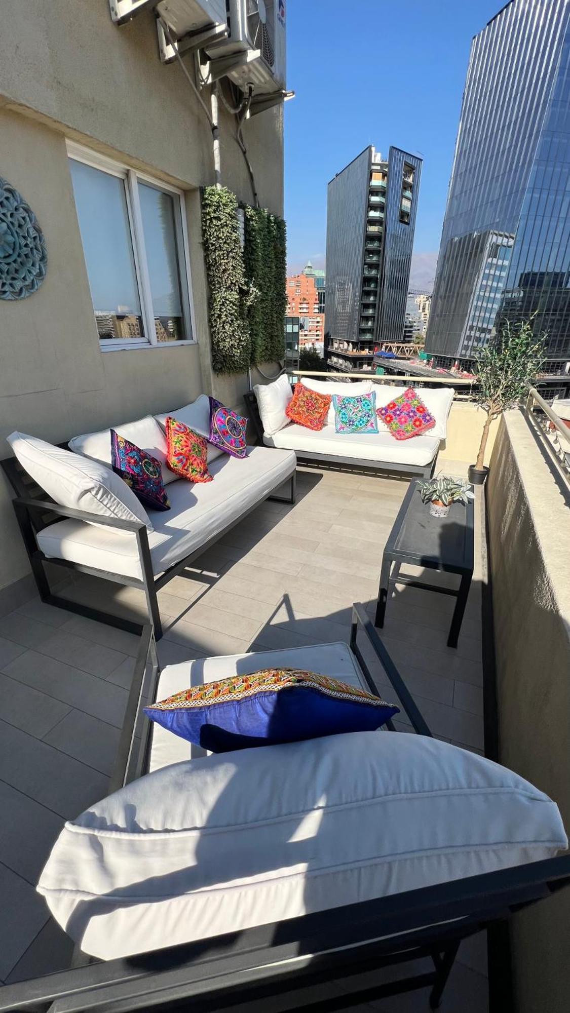Apartament Condo Amueblado, Encomenderos 200 El Golf, Las Condes Santiago Con Vista Al Costanera Center Εξωτερικό φωτογραφία